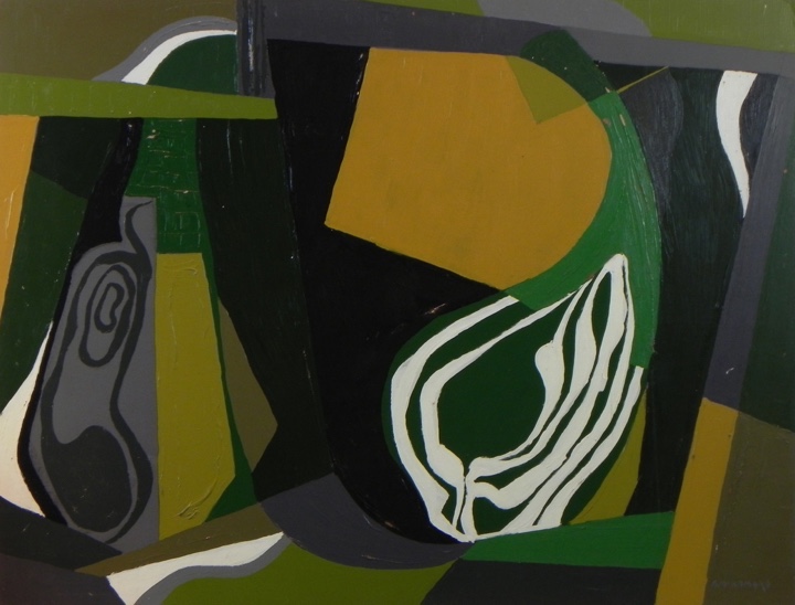 Abstract in Green